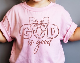 God is Good Shirt – Christian Kids Graphic Tee, Religious T-shirt