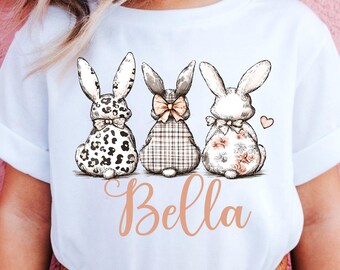 Kids Easter Bunny Shirt, Toddler Spring Hunt Tee