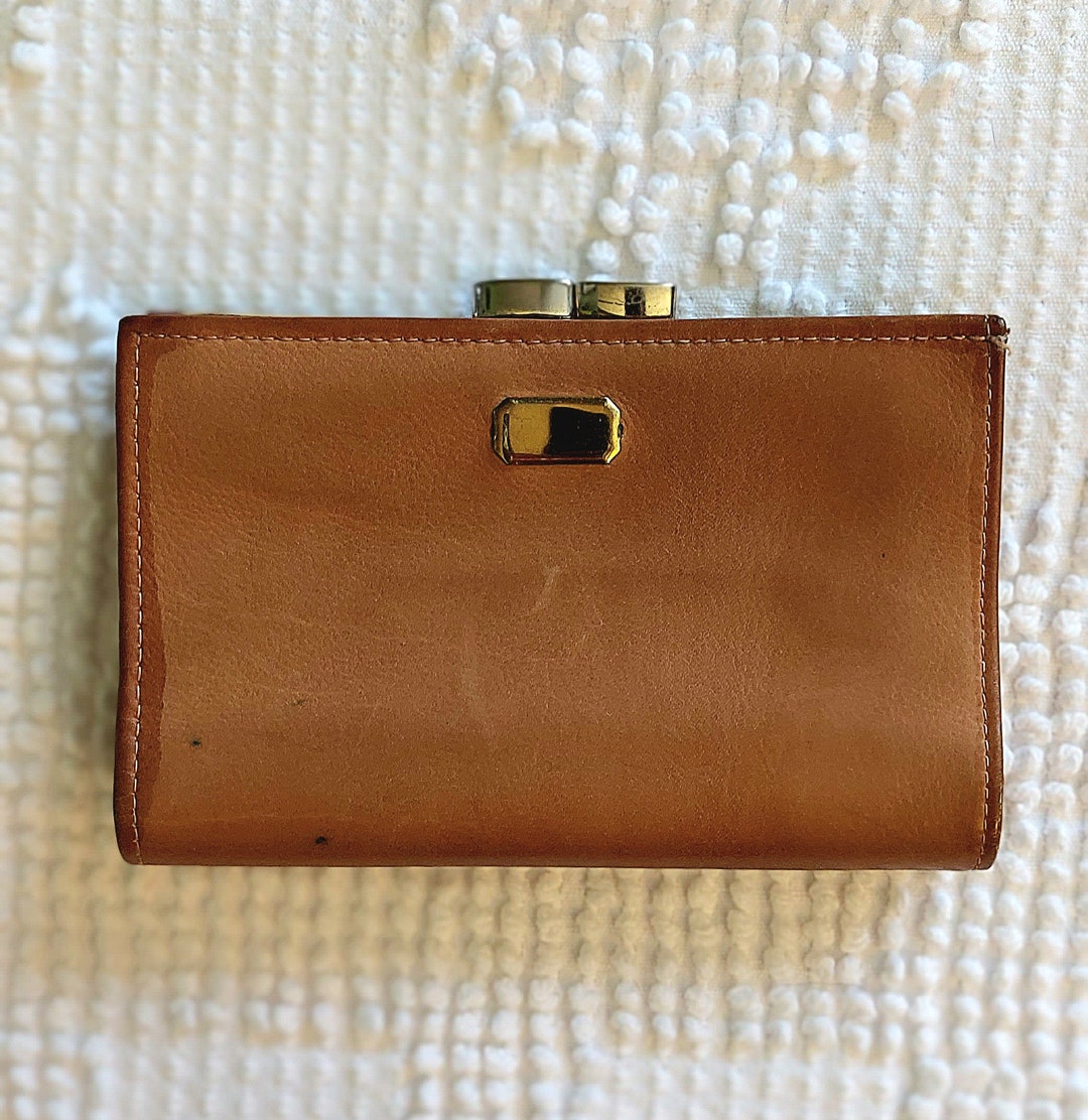 Vintage Light Tan Rolfs Ladies French Calfskin Wallet Etsy