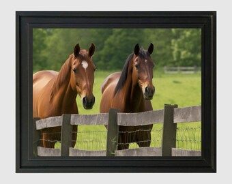 Horse Farm Wall Art Horses Equestrian Wall Decor Farm Animals Wall Art Horse Decor Home Decor Instant Download