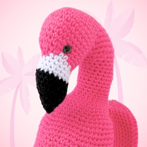 Crochet Flamingo Wall Hanging Pattern: No-Sew Decor (Digital PDF, English US Terms)