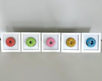 Donut Resin Art: Handmade Pop Art Decor (5x5)