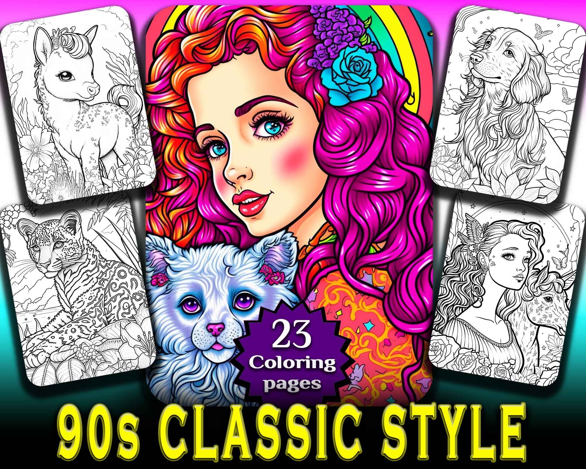 Lisa Frank Coloring Book for Adults Relaxation Set ~ Advanced Lisa Fra –  ToysCentral - Europe