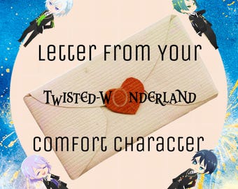 Carta de tu personaje de consuelo del País de las Maravillas Retorcido