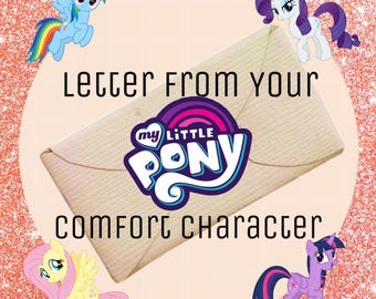 Carta de tu personaje favorito de My Little Pony