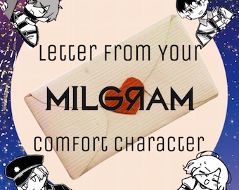 Carta de su personaje de confort del Proyecto Milgram