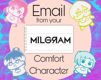 Correo electrónico de su Personaje de Confort del Proyecto Milgram