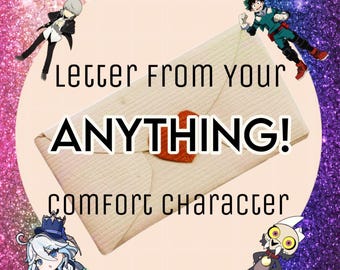 Carta de CUALQUIER Personaje de Confort