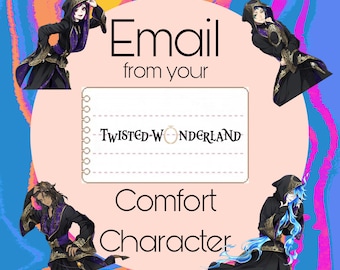 Correo electrónico de tu personaje de consuelo de Twisted Wonderland