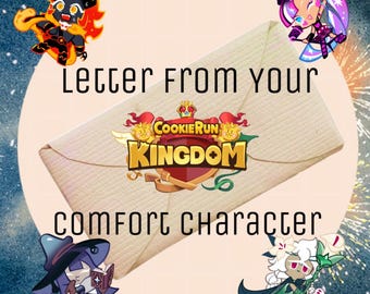 Carta de tu personaje de Cookie Run Kingdom Comfort