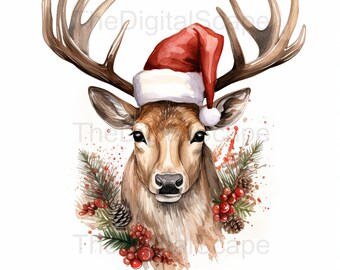 クリスマス トナカイ クリップアート - 21 種類の高品質 JPG