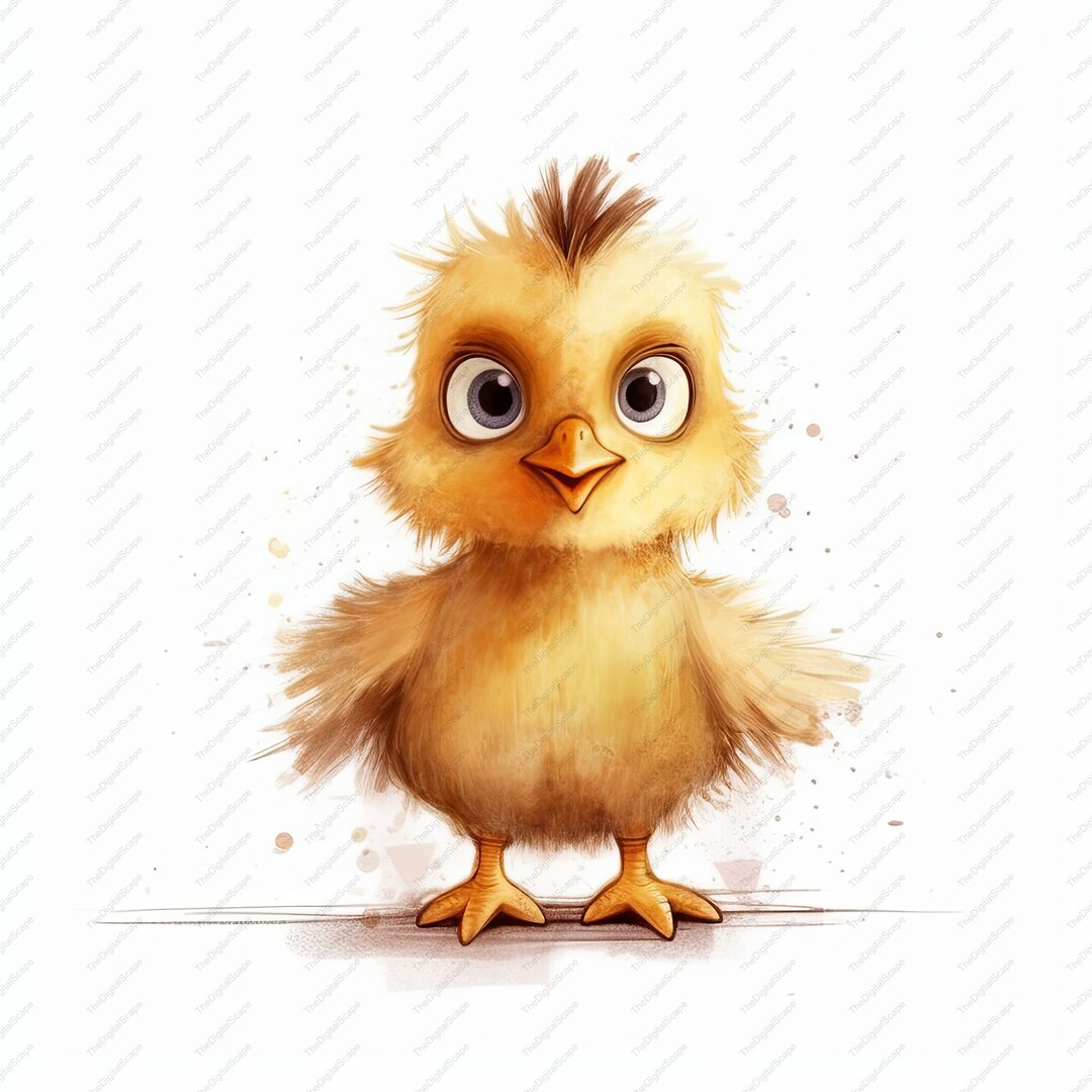 Cute Duckling Clipart High Quality Jpgs For Commercial Use instant 