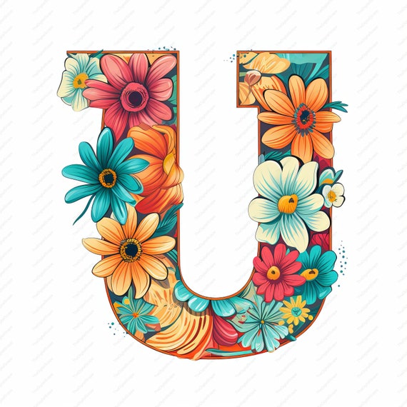 Letter U Clipart - 10 High Quality Jpgs, Alphabet Print