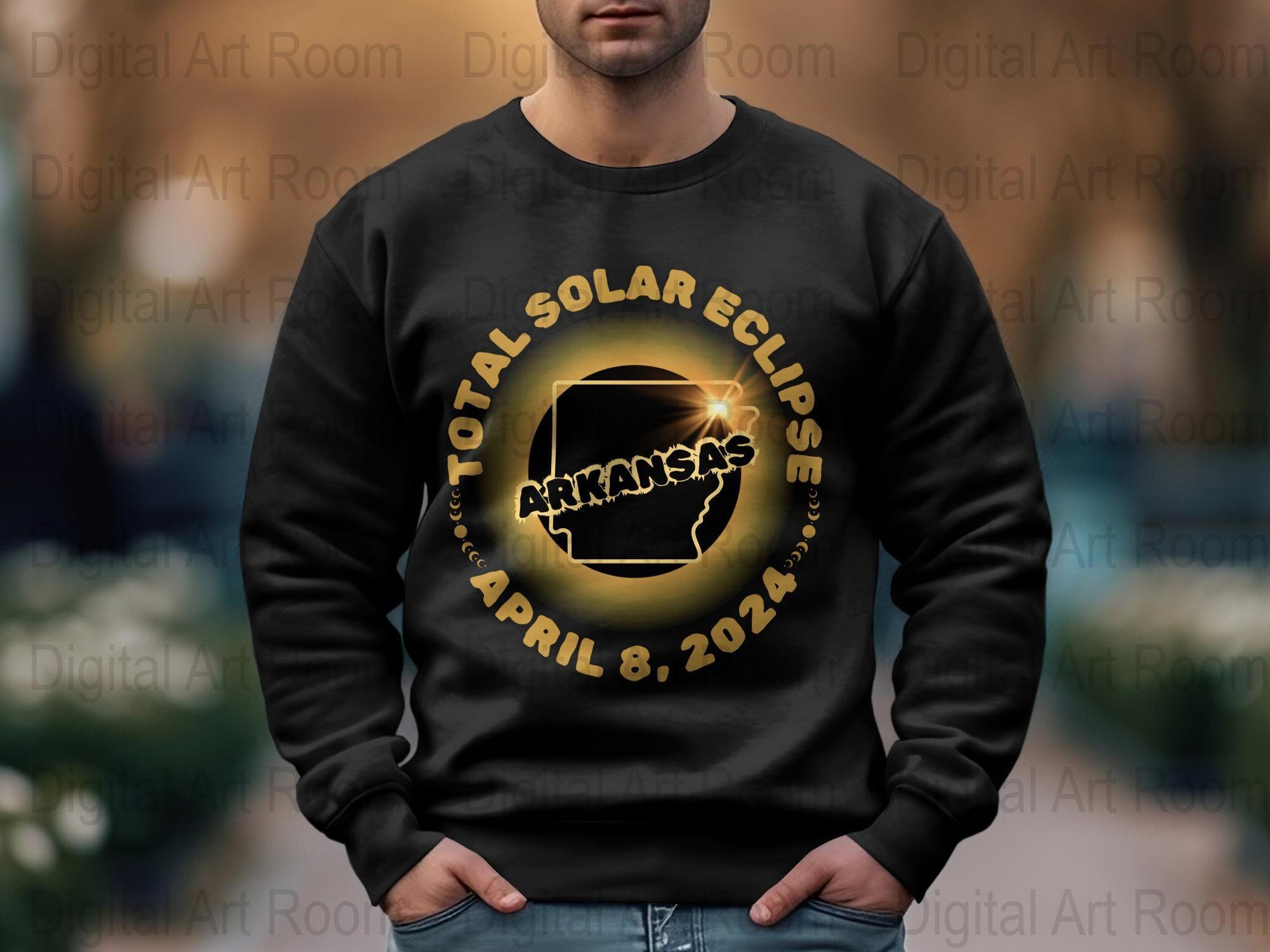 Solar Eclipse Arkansas 2024 Digital Download, Arkansas Solar Eclipse ...