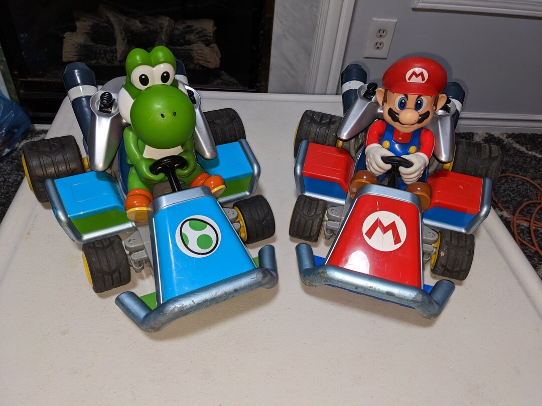 Mario Kart RC Car Mario and Yoshi Etsy