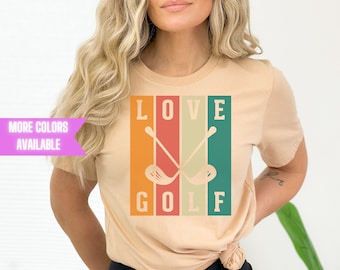 I Love Golf T-Shirt: Soft Cotton Tee for Golfers