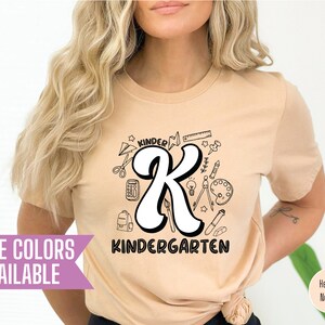 Kindergarten Teacher Shirt: Retro Grade Team Tee