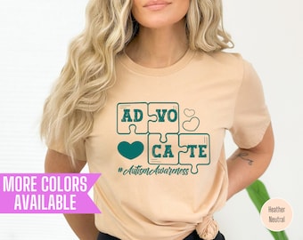 Autism Awareness Advocate T-Shirt: Support Mental Health