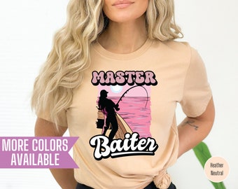 Master Baiter Funny Fishing Shirt: Offensive Humor Gift