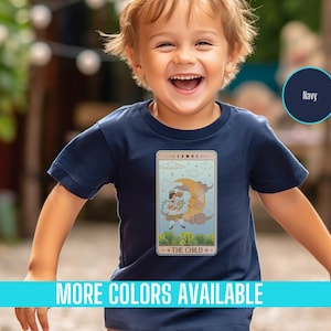 Chemise pour tout-petits, la chemise de carte de tarot pour enfant, chemise de tarot pour tout-petits, chemise unisexe pour tout-petits