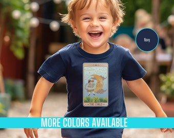 The Child Tarot Card Toddler Shirt: Unisex Cotton Tee