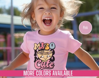 Miso Cute Toddler Shirt, Funny Graphic Tee