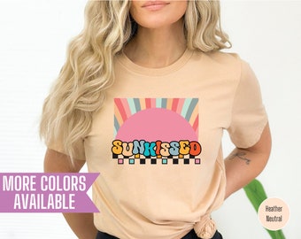 Sunkissed T-Shirt: Retro Summer Vacation Tee