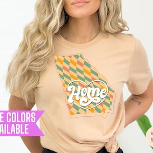 I Love My Home, Georgia: Georgia Peach, Georgia pride, I love Georgia, Georgia home, Georgia gift, Georgia lover, Georgia t-shirt