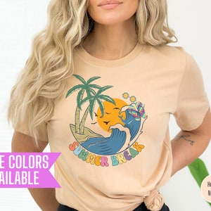 Summer Break T-Shirt: Retro Beach Vibes, Family Vacation Tee