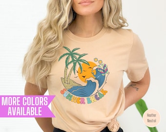 Summer Break T-Shirt: Retro Beach Vibes, Family Vacation Tee