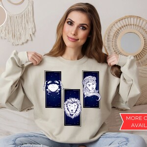 Cancer Leo Virgo Astrology Sweatshirt, Witchy Gift, Astrology Gift, Birthday Astrology, Astrology Reading, Zodiac Sweatshirt