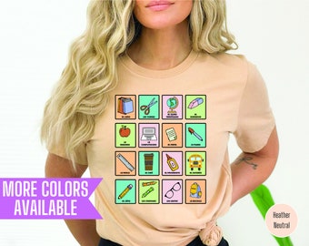 Spanish Teacher Loteria T-Shirt, Bilingual Education Tee