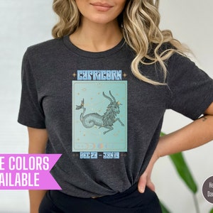 Zodiac Capricorn Shirt, Capricorn Gift, Vintage Shirt, Astrology Shirt, Zodiac Sign Shirt