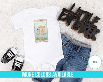 The Child Tarot Card Baby Onesie: Unisex Cotton Bodysuit
