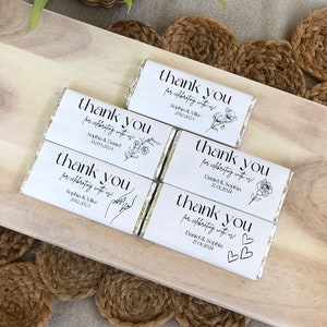 Chocolate Bar Wrapper Wedding Favours Personalised Chocolate Bar Party Favours Aldi Chocolate Wrappers Gifts for Guests Chocolate Favours image 1