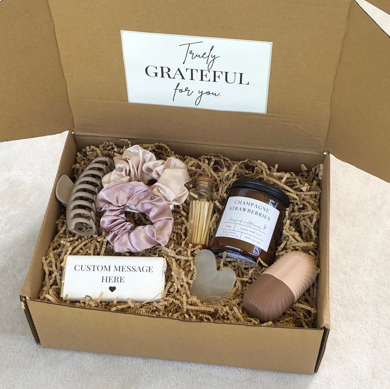 Thank You Gift for Friend Self Care Gift Box Personalised Thank You Box