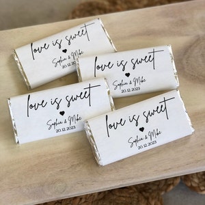 Chocolate Bar Wrapper Wedding Favours Personalised Chocolate Bar Party Favours Aldi Chocolate Wrappers Gifts for Guests Chocolate Favours image 3