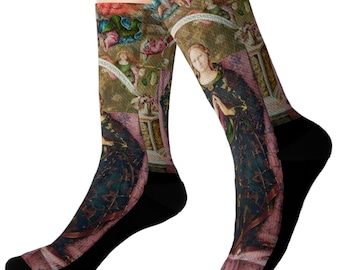 Immaculate Conception Socks, Catholic Gift, Carlo Crivelli, Traditional, Italian Renaissance Art, Deacon, Priest, Ordination, Madonna, Mary