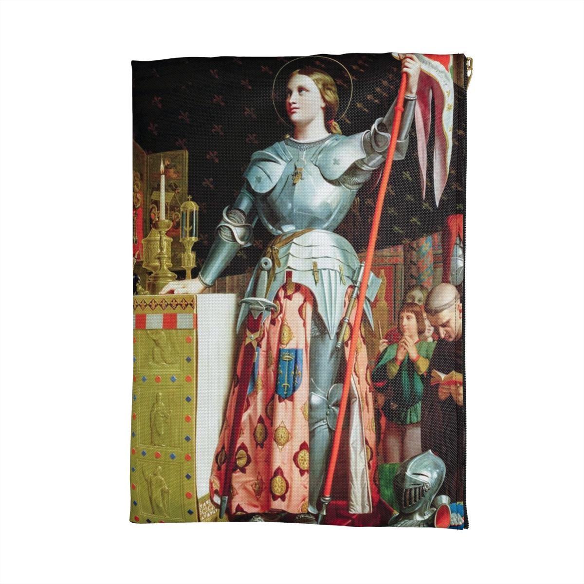 Saint Joan of Arc, Rosary Chapel Veil Pouch, Catholic Gift
