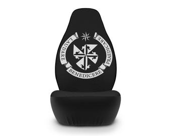 Dominican Order Logo Car Seat Covers, Catholic Gift, Priest, Deacon, Traditional, Decoration, Aesthetic, Religious, Order of Preachers