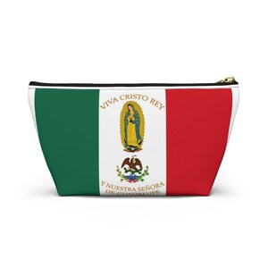 Viva Cristo Rey bag, Rosary, Chapel Veil, Catholic, Priest, Gift, Mary, Madonna, Guadalupe, Christian, Mexican, history, Cristero, Mexico image 10