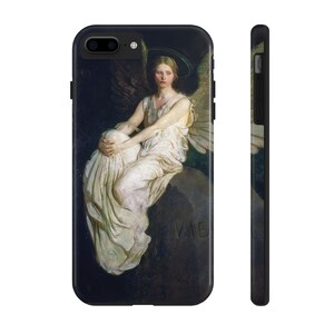 Gevleugelde figuur op een rots Stoere telefoonhoesjes, Case-Mate, Thayer Angel, American Fine Art, schilderij, christelijk, katholiek cadeau, esthetiek, iphone