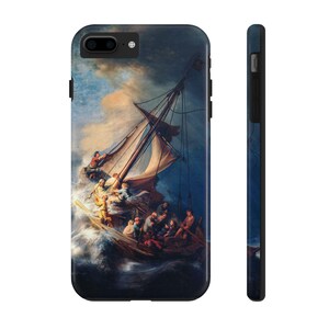 Christus in de storm op het Meer van Galilea, stoere telefoonhoesjes, Case-Mate, Rembrandt, Nederlandse kunst, traditionele schilderkunst, christelijk-katholiek cadeau