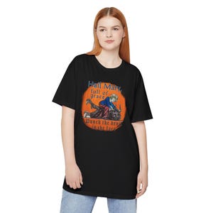 Hail Mary Full of Grace Punch the Devil in the face Tall length Tee Shirt, Casual Wear, Fathers Day, Priest, Deacon, Catholic, Funny, Comedy image 20