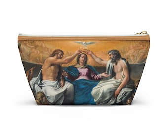 Coronation of the Virgin, Rosary, Chapel Veil bag, Italian Renaissance, Catholic gift, Mary, Jesus, God, Madonna, Mary, Aesthetic, Beauty