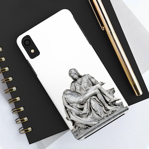 Michelangelo's piëta stoere telefoonhoesjes, case-mate, Italiaanse renaissancekunst, marmeren sculptuur, katholiek geschenk, Jezus, Maria, esthetiek, iphone