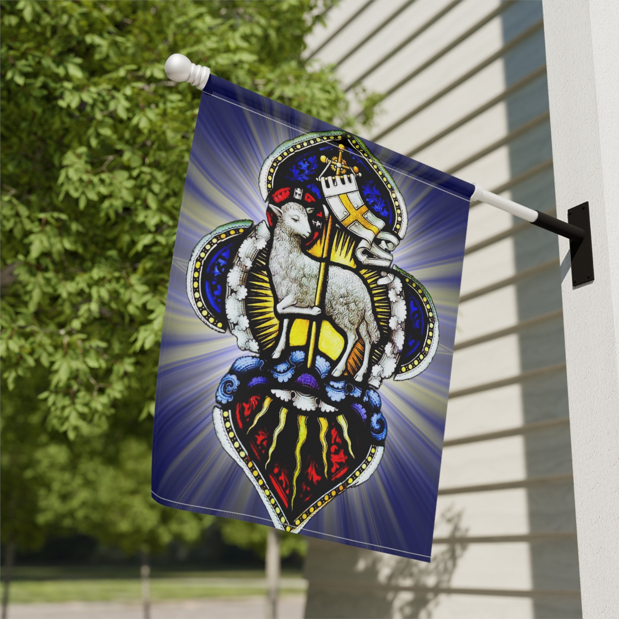 Discover Lamb of God House  flag