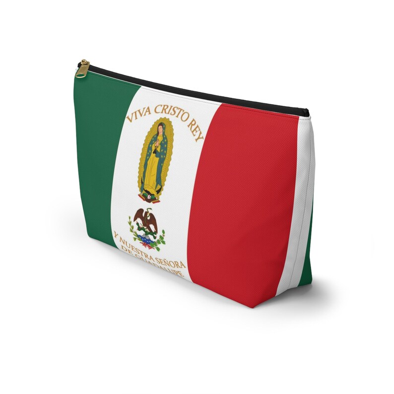 Viva Cristo Rey bag, Rosary, Chapel Veil, Catholic, Priest, Gift, Mary, Madonna, Guadalupe, Christian, Mexican, history, Cristero, Mexico image 3