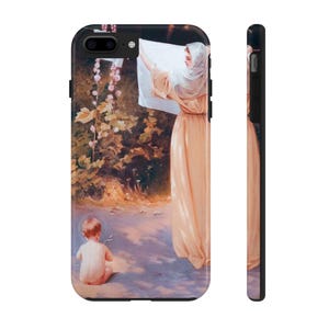 Stoere telefoonhoesjes Our Lady of the Laundry, Jezus, Heilige Maagd Maria, Poolse Madonna, baby, katholiek geschenk, christelijk, moeder, esthetiek