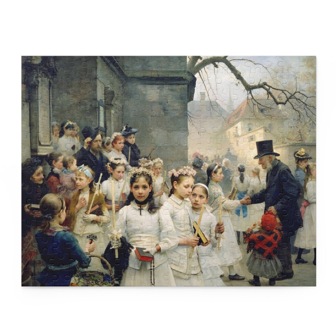 After First Communion Puzzle (120, 252, 500-piece), Catholic Gift, 1st ...